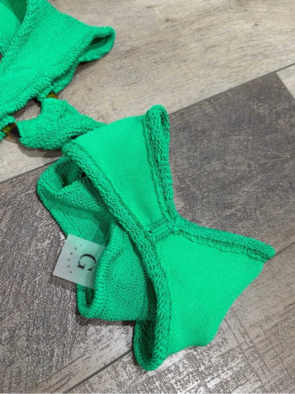 Hunza G Ursula one piece swimsuit in emerald green - Picture 7 of 7